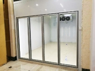 Custom Display Cold Room dengan 5 Pintu Kaca / Berjalan Di Ruang Dingin 2 ~ 8 ºC