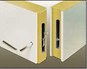 Air Conditioner PU Cold Storage Sandwich Panel Jenis Hook Untuk Penyimpanan Makanan